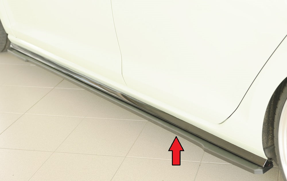 Rieger Seitenschwelleransatz (ca. 19mm) VW Golf 7 GTI 5-tür. 04.13-12.16 (bis Facelift) 00059548