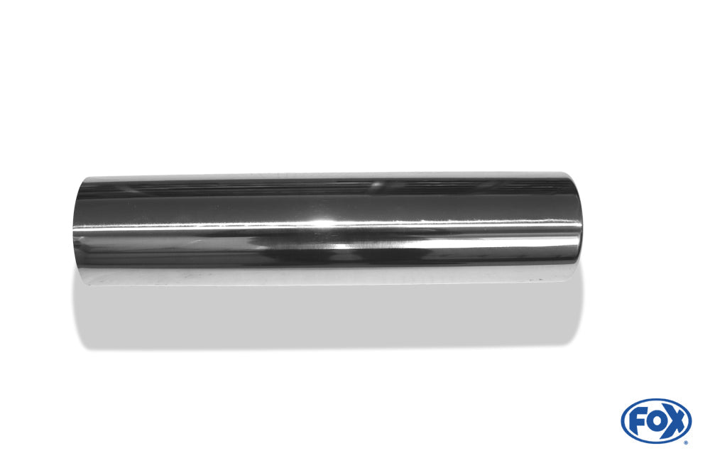 FOX Anschweißendrohr Typ 12 Ø 70 mm / Länge: 300 mm - rund / eingerollt / gerade / ohne Absorber