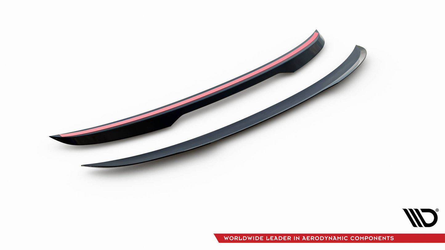 Maxton Niedriger Spoiler CAP für Porsche 911 992 GT3 schwarz Hochglanz