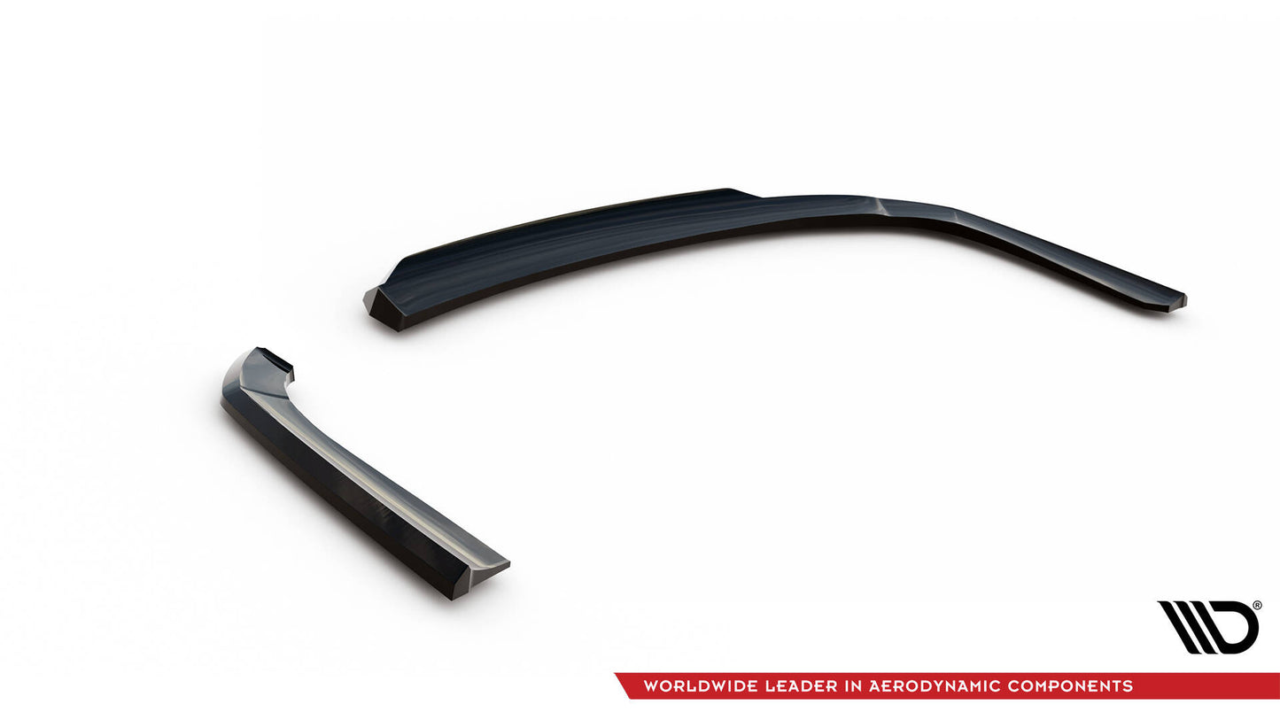 Maxton Mittlerer Diffusor Heck Ansatz DTM Look für Kia Optima Mk3 schwarz Hochglanz