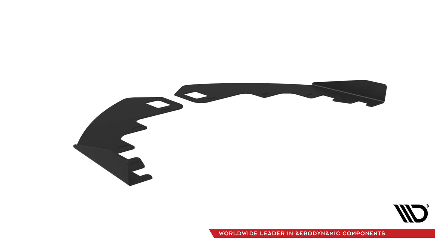 Maxton Front Flaps Kia Proceed GT Mk1 Facelift / Ceed GT Mk3 Facelift schwarz Hochglanz