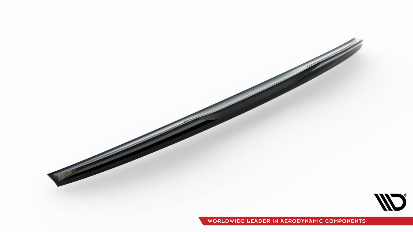 Maxton Spoiler CAP für 3D Audi A3 / A3 S-Line / S3 / RS3 Limousine 8V schwarz Hochglanz