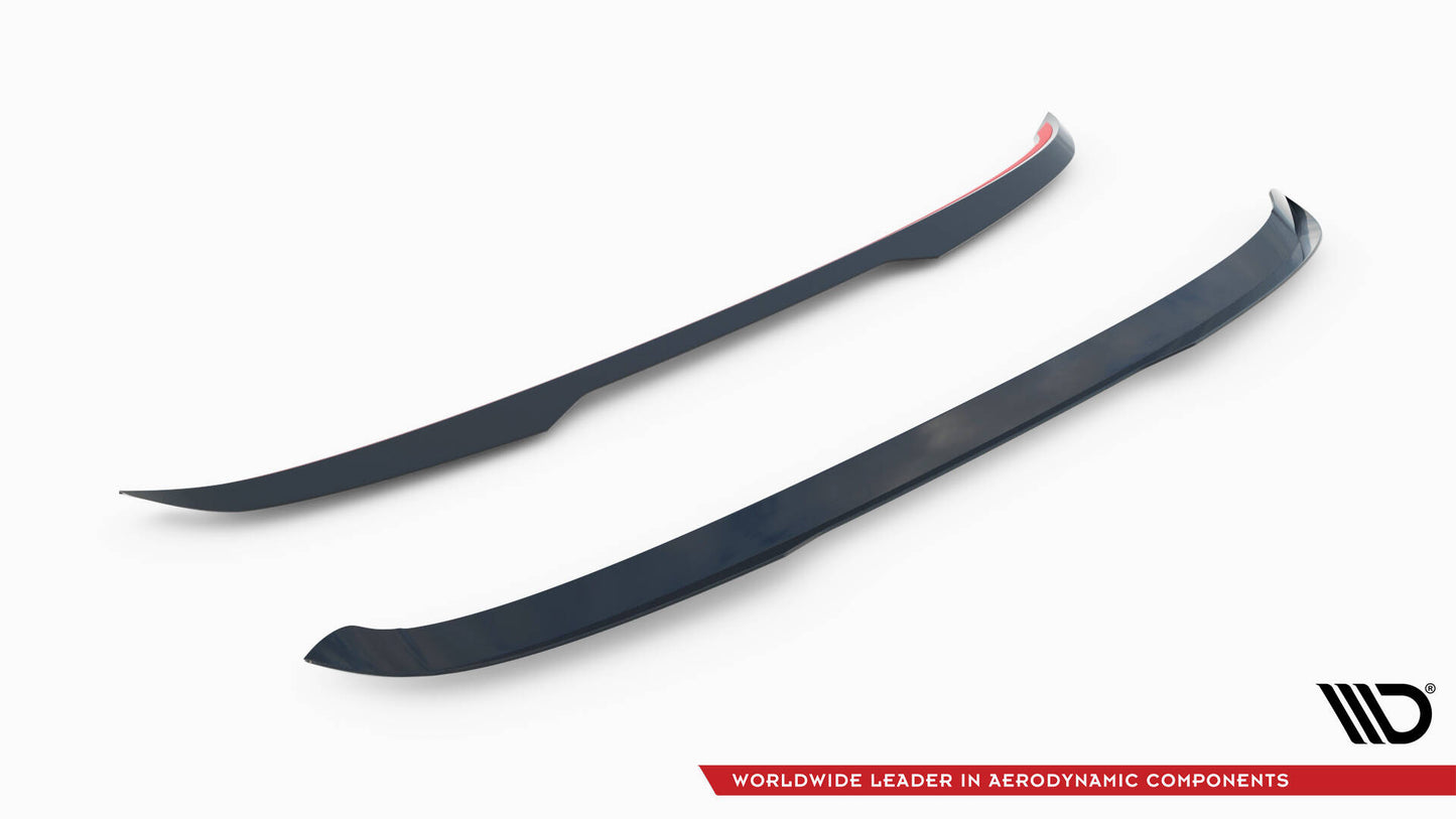 Maxton Spoiler CAP für Kia Ceed GT Mk3 schwarz Hochglanz