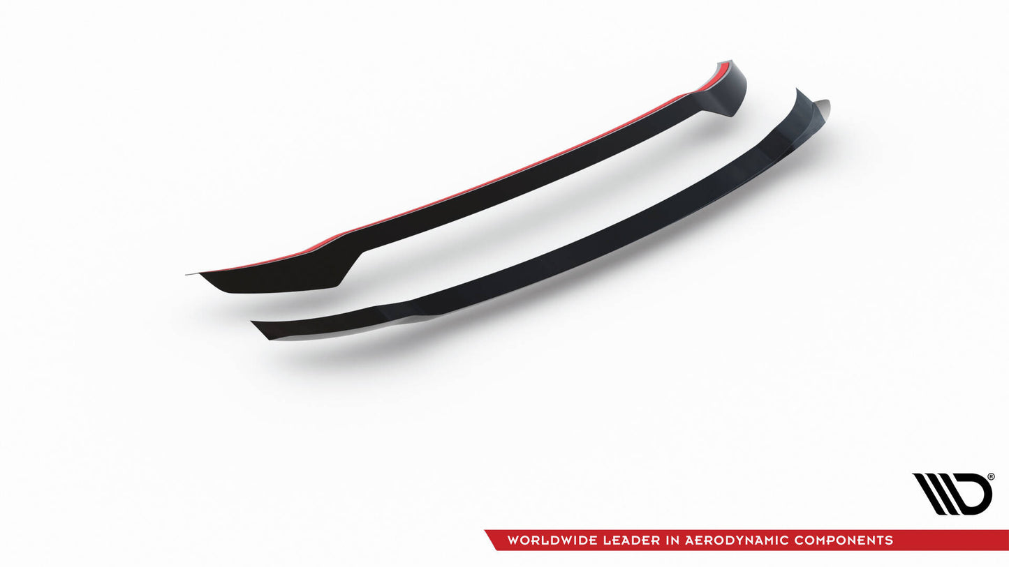 Maxton Spoiler CAP für Kia Sorento Mk4 schwarz Hochglanz