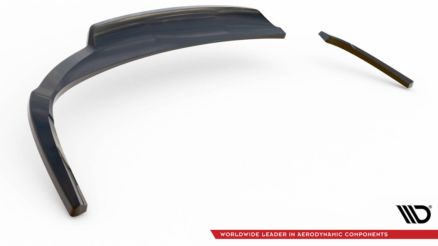 Maxton Mittlerer Diffusor Heck Ansatz DTM Look für Audi A5 Coupe 8T Facelift schwarz Hochglanz