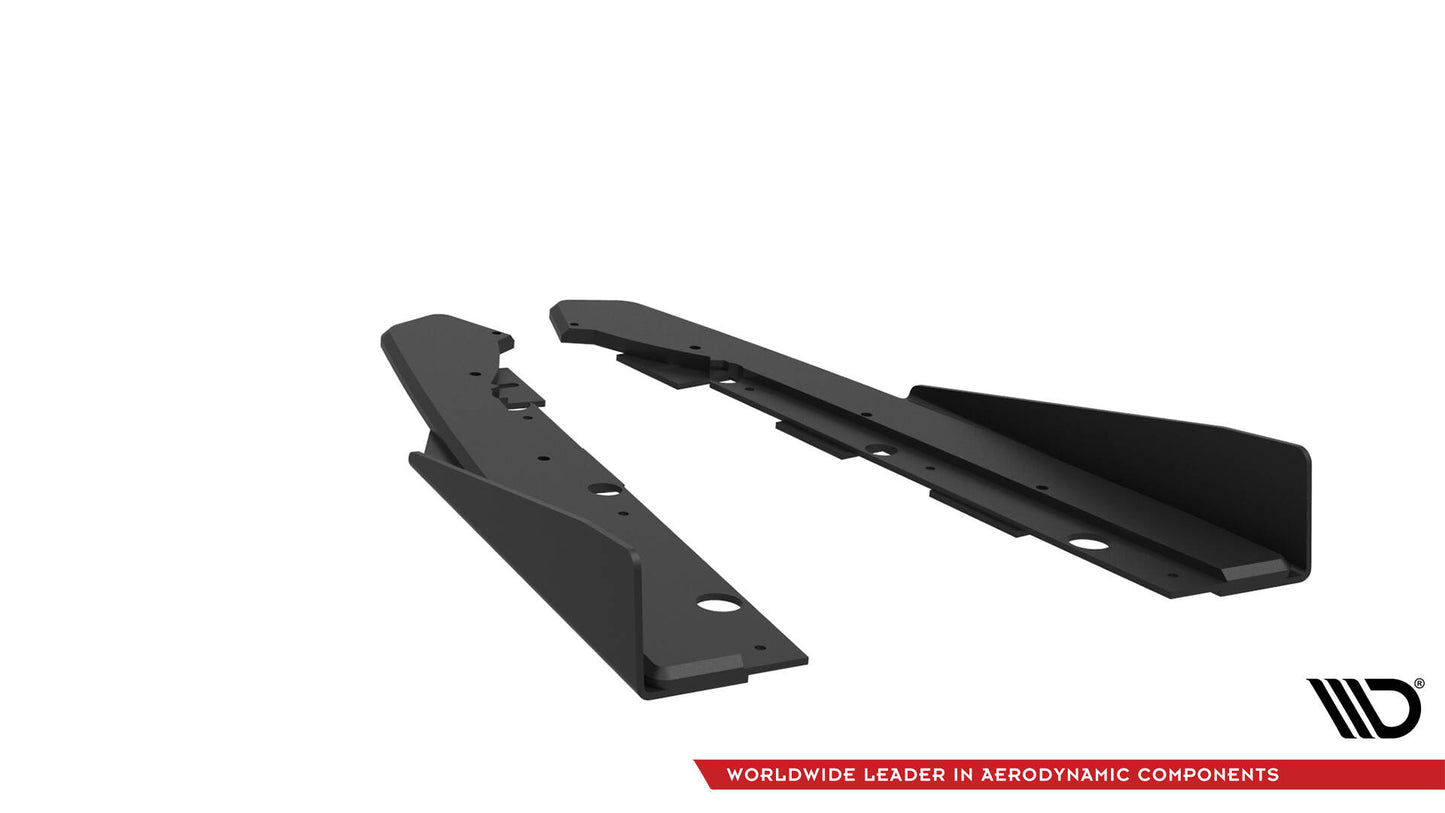 Maxton Street Pro Heck Ansatz Flaps Diffusor +Flaps für Kia Proceed GT Mk1 Facelift schwarz Hochglanz