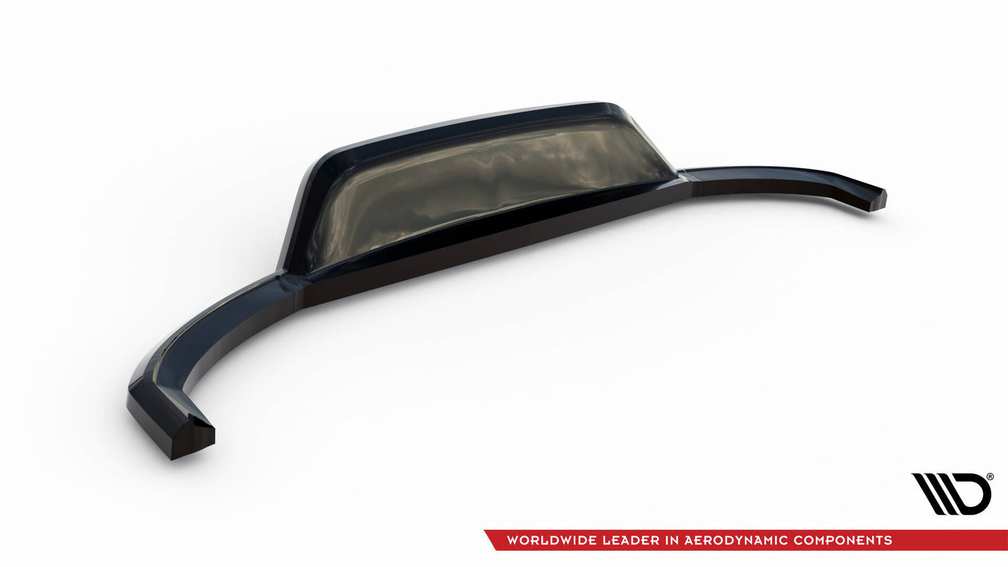 Maxton Mittlerer Diffusor Heck Ansatz DTM Look für Jaguar E-Pace R-Dynamic Mk1 schwarz Hochglanz