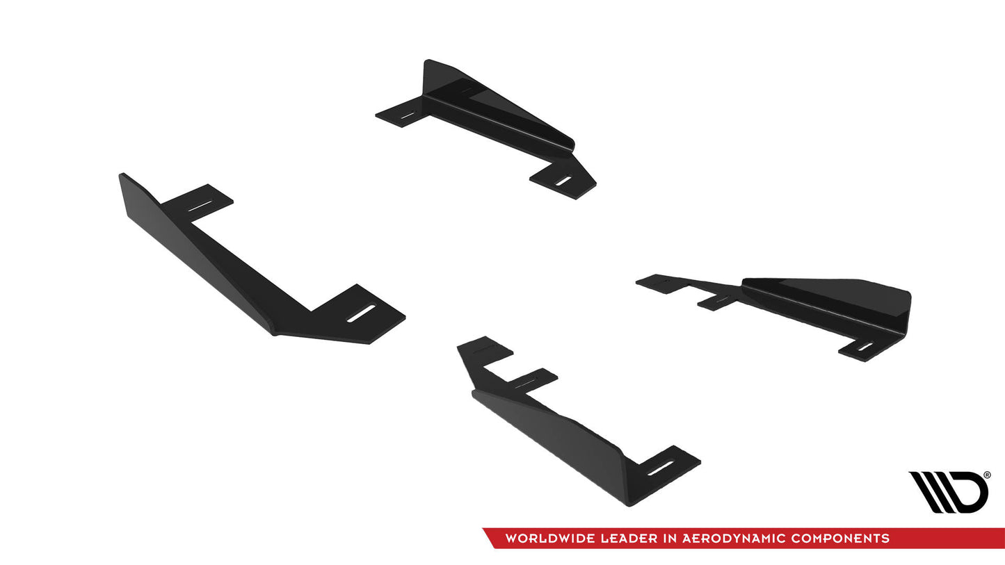 Maxton Side Flaps BMW 2 Coupe G42 schwarz Hochglanz