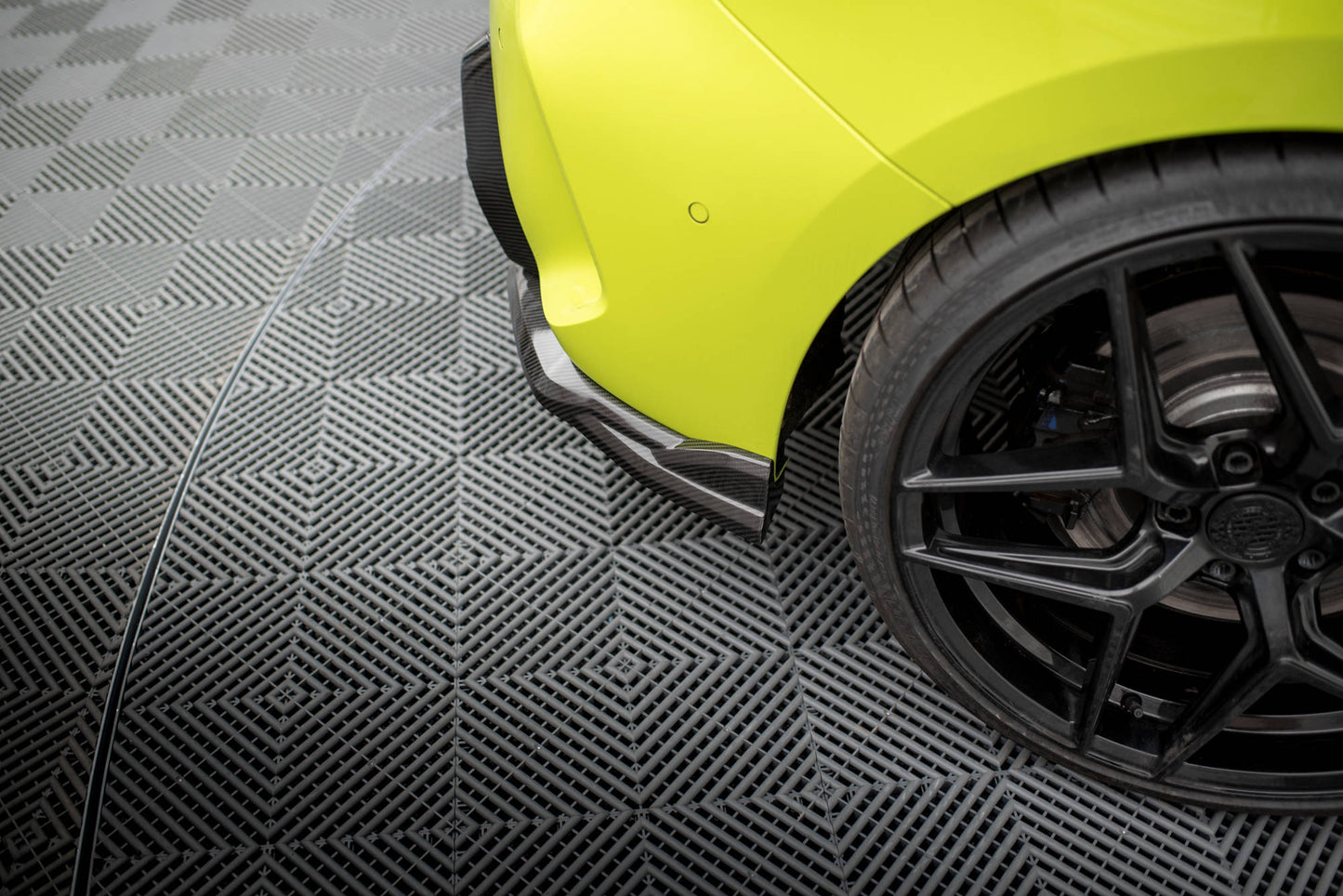 Maxton Set of Carbon Fiber Splitters BMW 1er F40 M-Paket / M135i schwarz matt