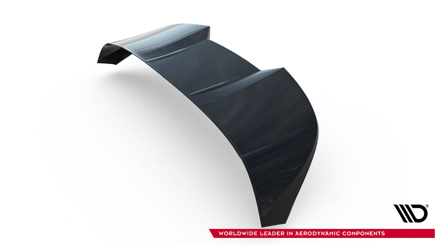Maxton Spoiler CAP für 3D Ford Fiesta ST Mk7 Facelift schwarz Hochglanz