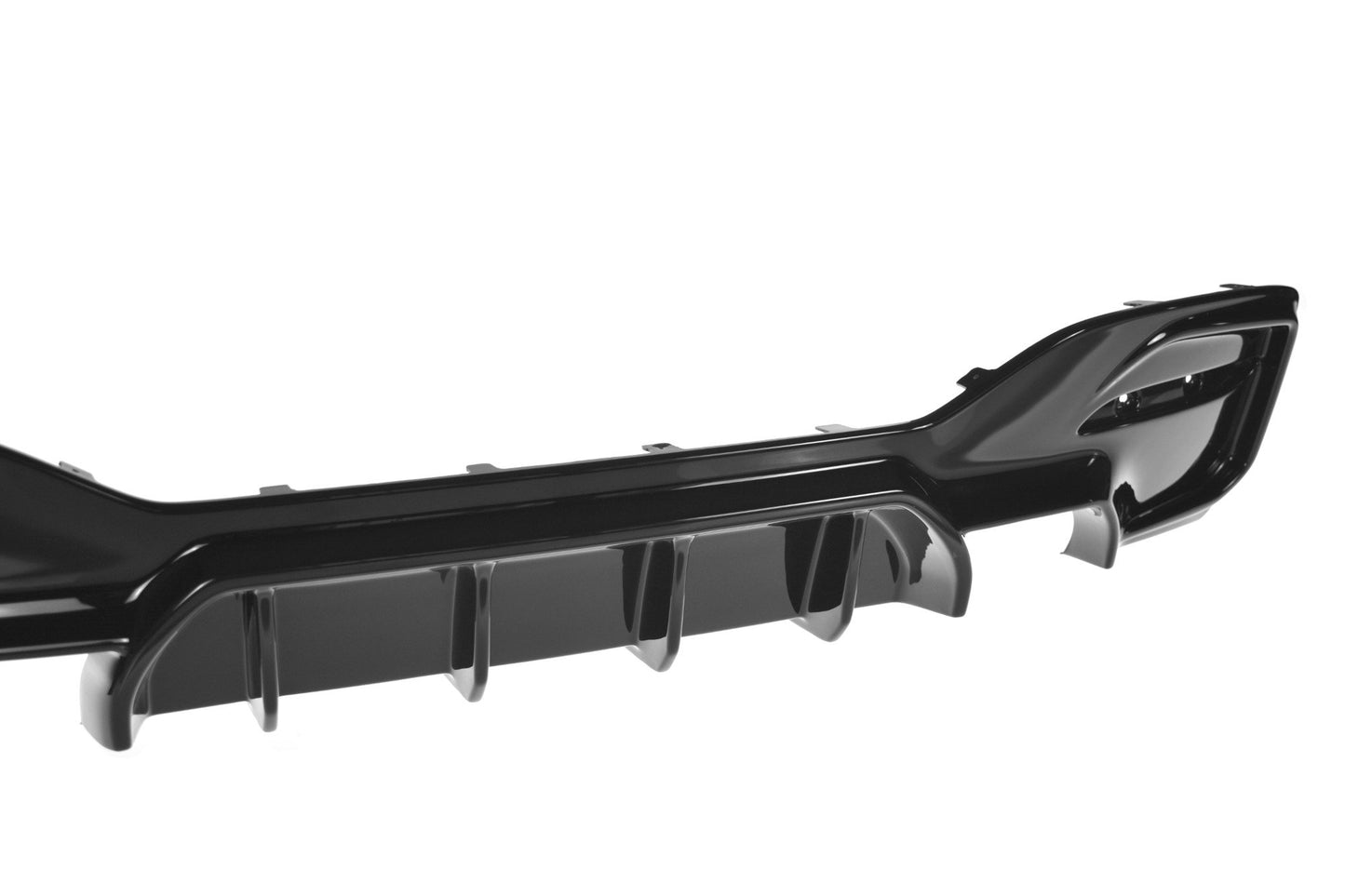 Maxton Diffusor Heck Ansatz für Bmw 1 F20/ F21 Facelift M-Power Carbon Look