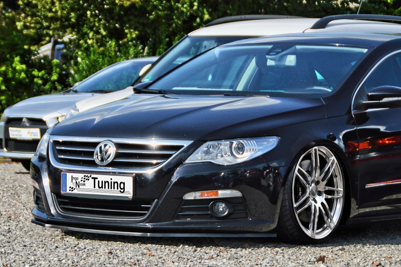 CUP Frontspoilerlippe ABS Volkswagen Passat CC, Typ 3CC Schwarz Glanz