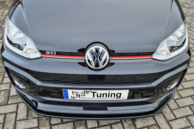 CUP Frontspoilerlippe ABS Volkswagen Up GTI ab Bj 2018- Schwarz Glanz