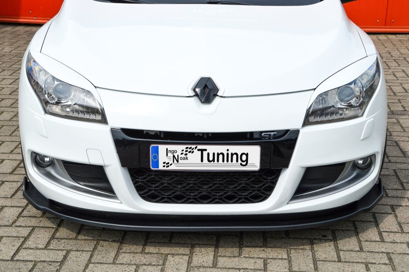 CUP Frontspoilerlippe ABS Renault Megane 3 GT/GT-Line Schwarz Glanz