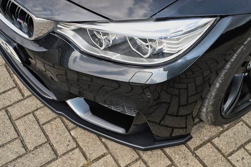 CUP Frontspoilerlippe ABS BMW M3, F80 Bj.: 09/2014- Schwarz Matt
