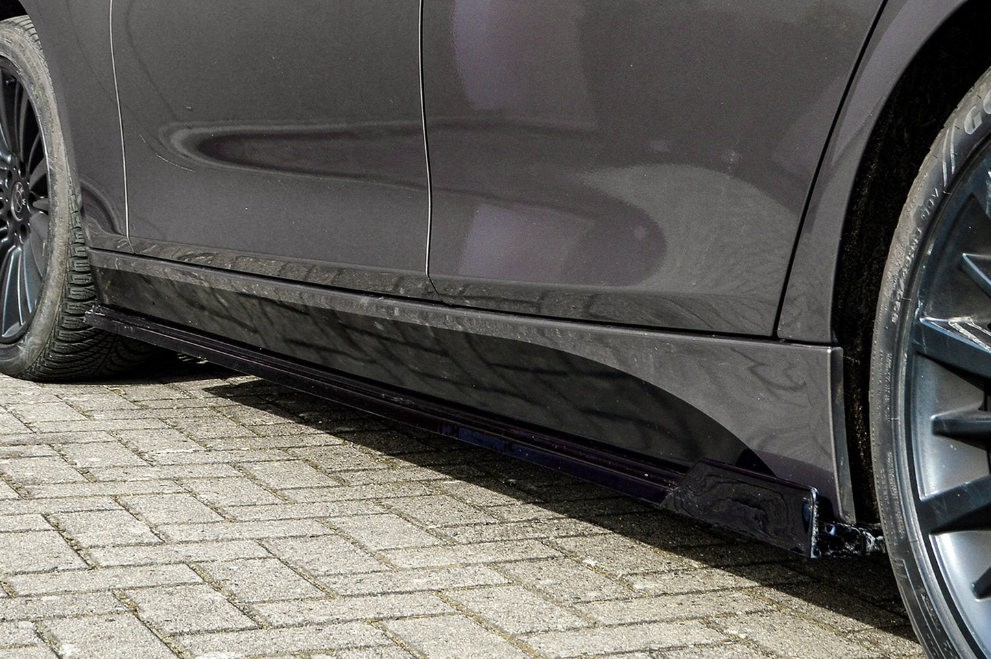 CUP 3 Seitenschweller BMW 3er F30/ F31 Bj.: 2011 - 2015 Schwarz Matt