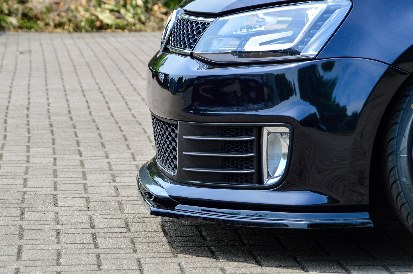 CUP Frontspoilerlippe ABS Volkswagen Jetta 6, GLI Bj.: 2010-2014 Schwarz Matt