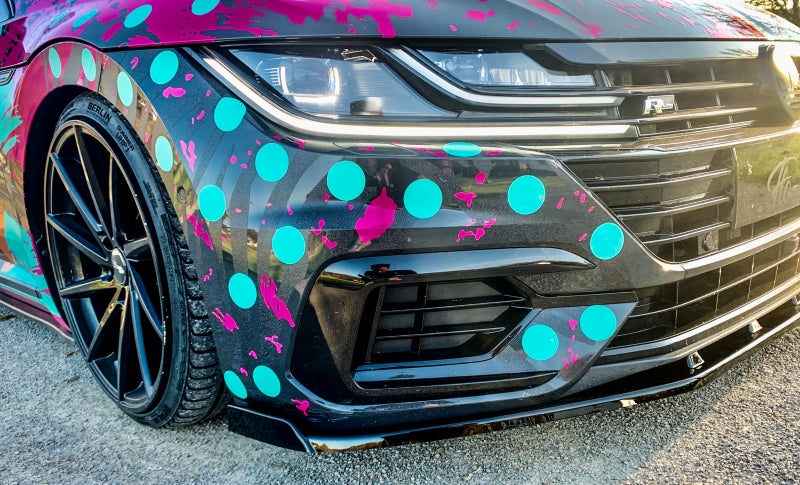 CUP Frontspoilerlippe ABS mit Seitenwing Volkswagen Arteon R-Line Carbon
