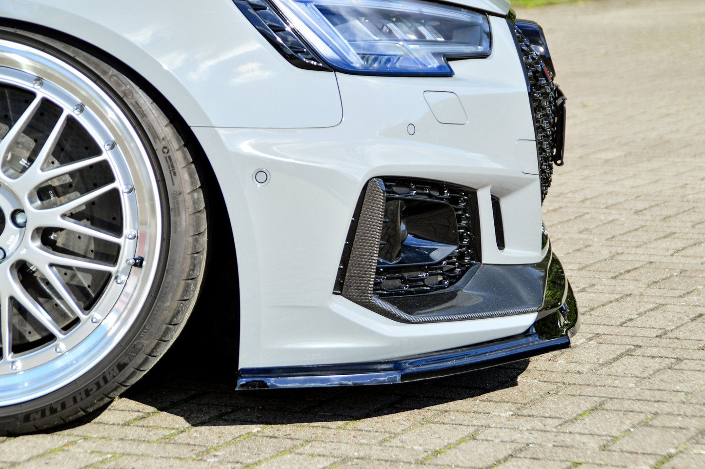 CUP Frontspoilerlippe ABS Audi RS4, B9, Avant Bj.: 2017-2020 Carbon