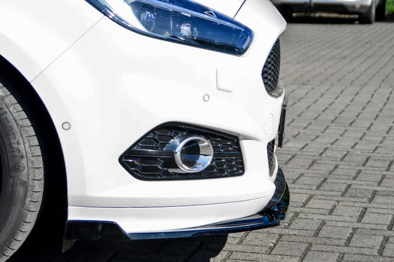 CUP Frontspoilerlippe ABS mit Seitenwing Ford S-Max 2 Schwarz Matt