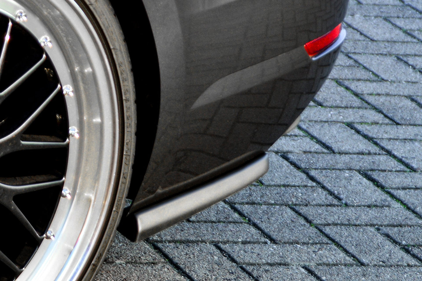 Heckansatz Seitenteile ABS Audi A4 B9 Bj.:2015-2019 Schwarz Glanz
