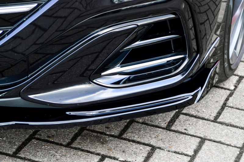 CUP Frontspoilerlippe mit Seitenwing Volkswagen Arteon R-Line inkl.Shooting Break Schwarz Matt