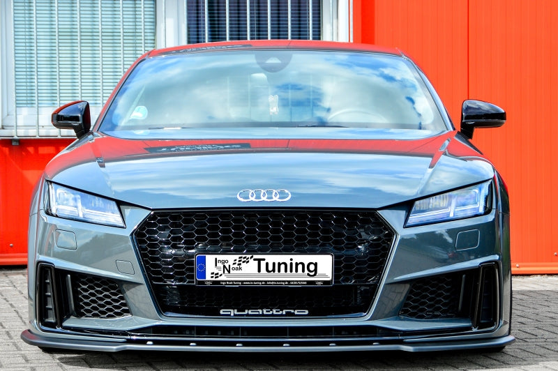 CUP Frontspoilerlippe ABS Audi TTS, 8J-FV/8S Facelift Schwarz Glanz