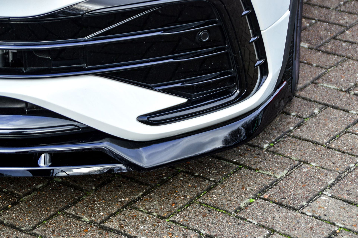 CUP Frontspoilerlippe 2.tlg ABS Volkswagen Tiguan 2 Typ AD1 Schwarz Matt