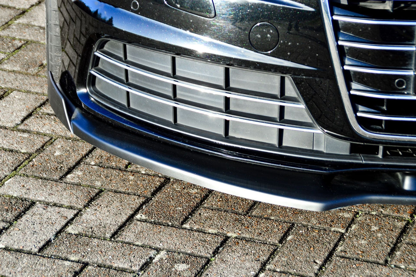 CUP Frontspoilerlippe ABS mit Seitenwing Audi A7 4G C7 Facelift Carbon