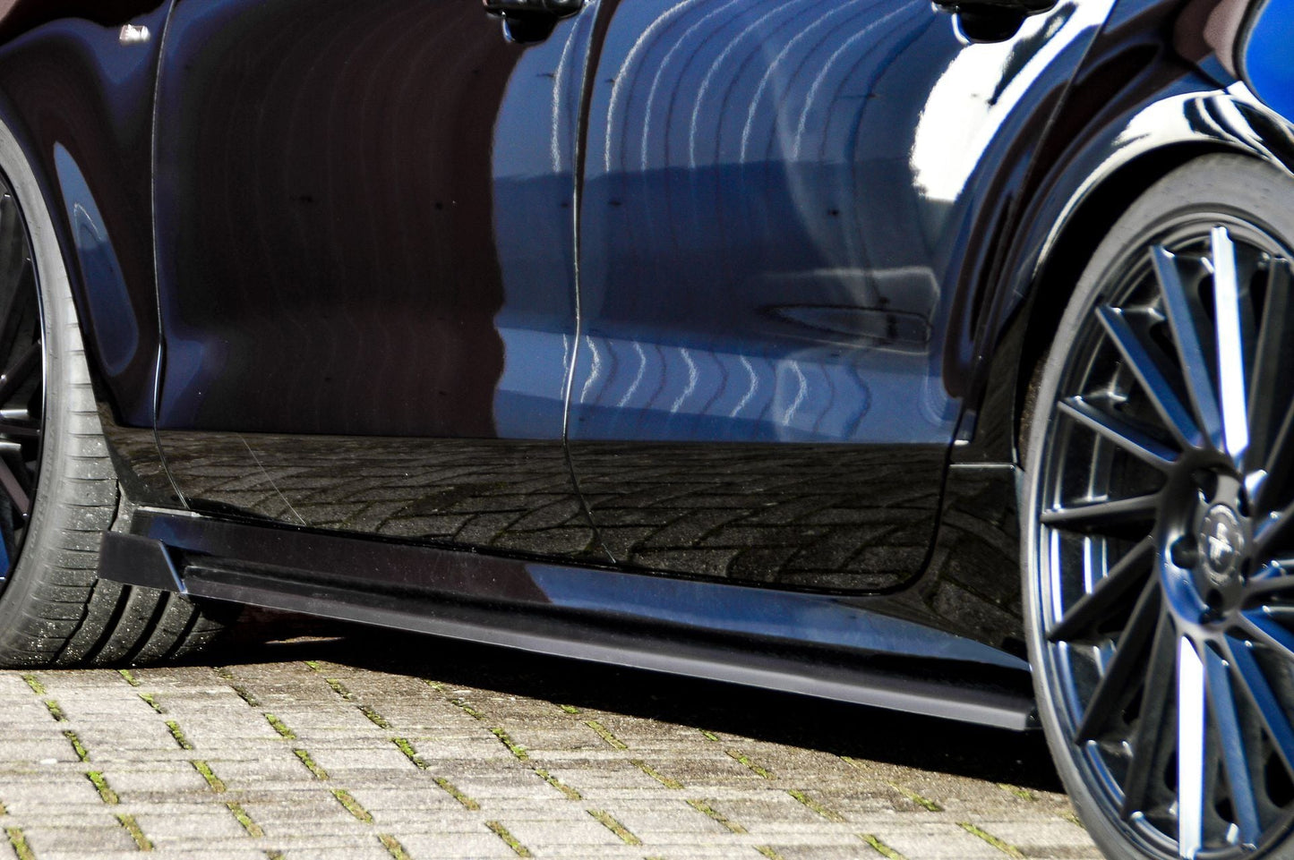 Seitenschwellersatz mit Wing Audi A7 4G C7 Facelift Bj.:2014-2018 Carbon