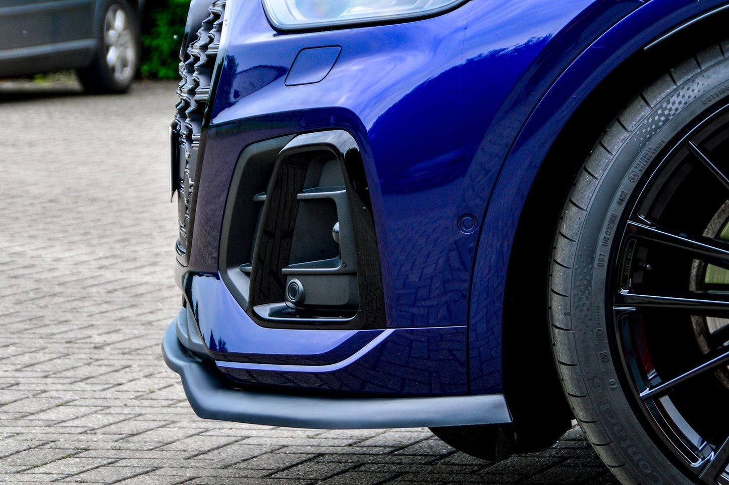 CUP Frontspoilerlippe ABS Audi SQ5 FY (FYB) ab Bj.: 2020- Schwarz Glanz