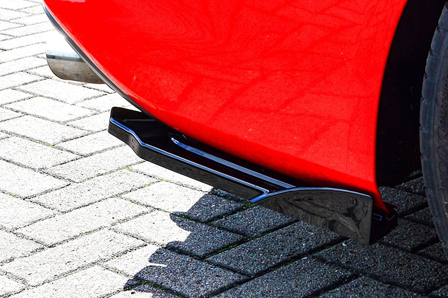 Heckansatz Seitenteile ABS Audi S4, B8 Bj.:2011-2015 Schwarz Matt