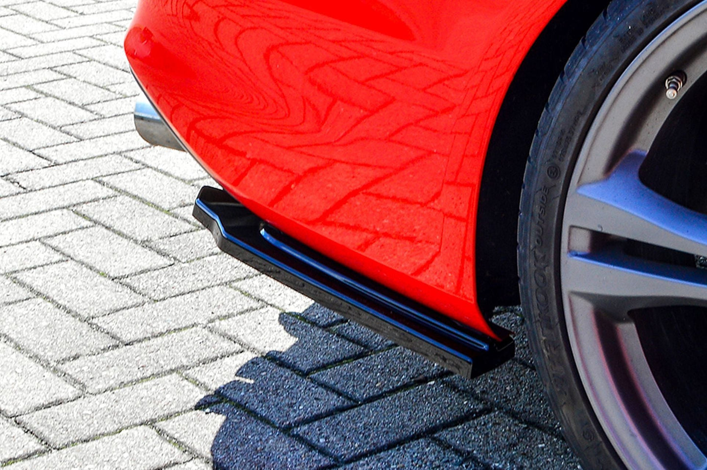 Heckansatz Seitenteile ABS Audi S4, B8 Bj.:2011-2015 Schwarz Matt