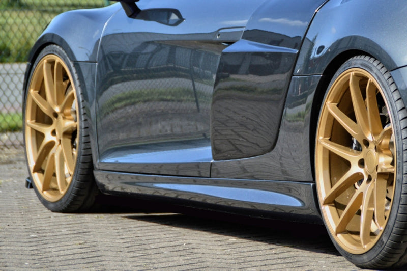 Seitenschwellersatz ABS Audi R8, 42 Bj.: 2006-2015 Schwarz Matt