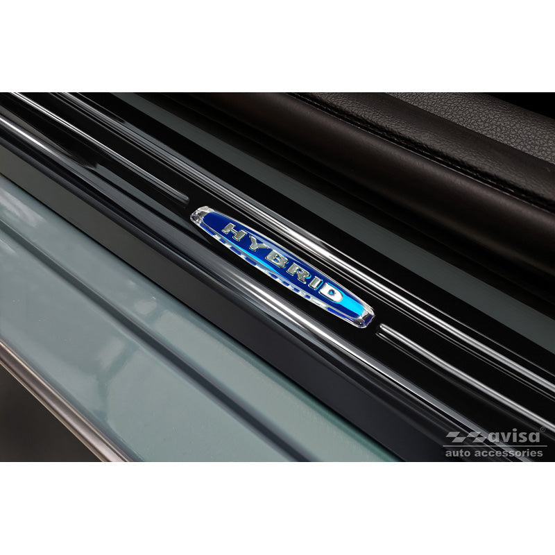 Schwarz Edelstahl Einstiegsleisten passend für Hyundai Kona 2017-2020 & FL 2020-2023 'Hybrid' - 4-teilig