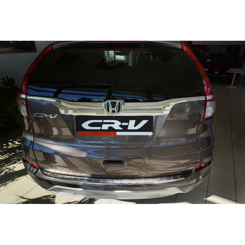 Edelstahl Heckstoßstangenschutz passend für Honda CR-V Facelift 2015-2018 'Ribs'