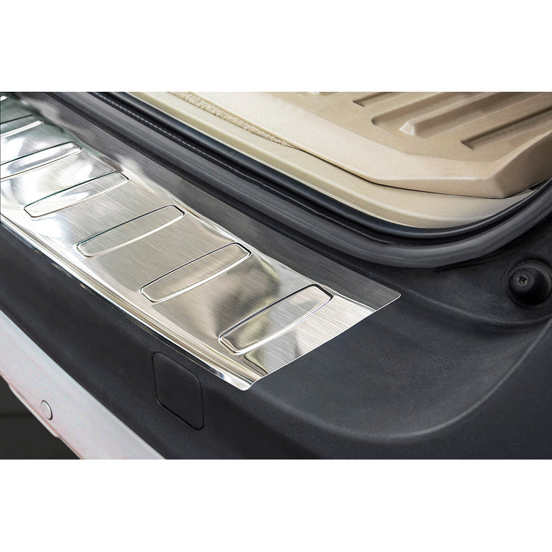 Edelstahl Heckstoßstangenschutz passend für Volvo XC70 Facelift 2013-2016 'Ribs'