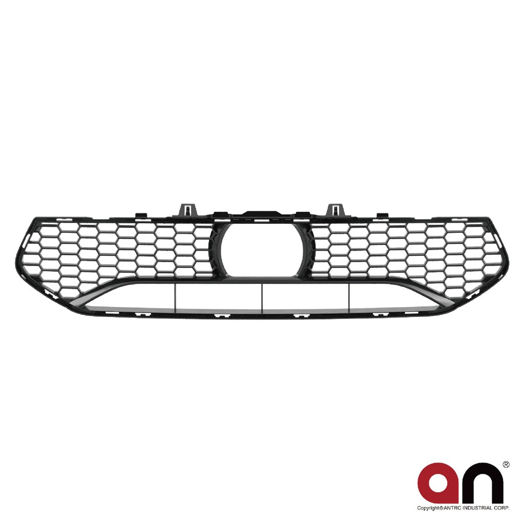 Frontstoßstangen-Mesh-Mittelgrill ACC Schwarz für BMW 5 G30 F90 Limousine G31 Touring 2017-2020