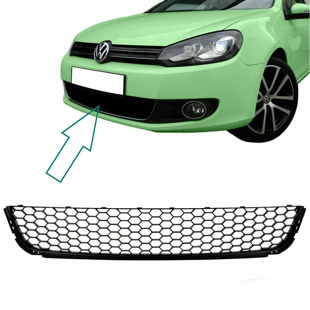Frontstoßstangengitter, glänzend Schwarz für VW Golf 6 (2008-2012) Modell