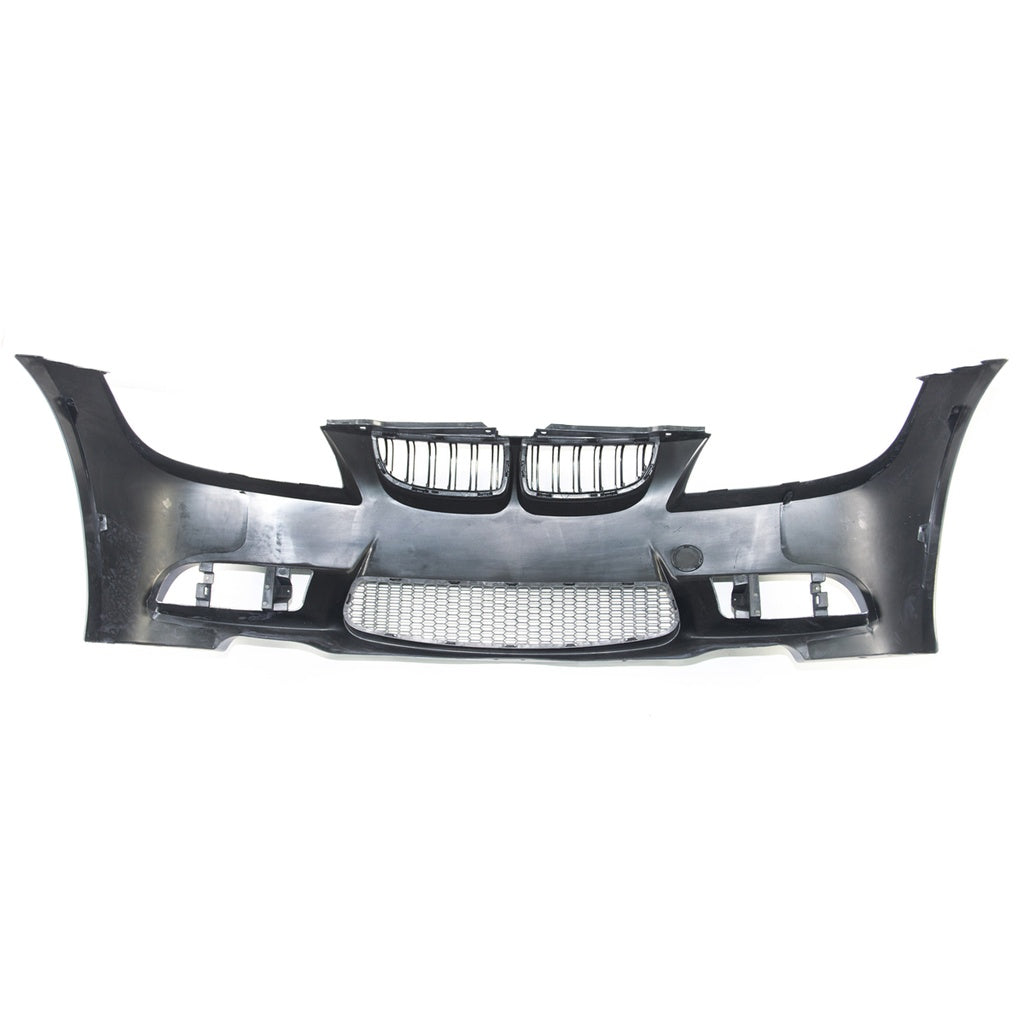 Sport Stoßstange Front Oberer Grill LCI CNS Style BMW 3 (E90) Limousine (E91) Touring 2005-2008 Unlackiert
