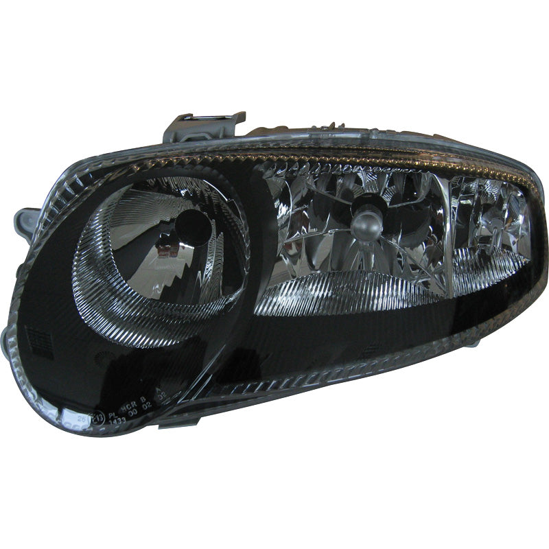 Satz Frontscheinwerfer passend für Alfa Romeo 147 -2005 - Schwarz/Klar