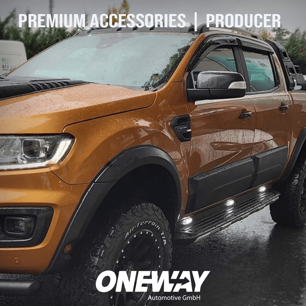 Oneway Kotflügelverbreiterungen FORD Ranger T8 2019-2022 (mit Klebeband) mit ABE TÜV