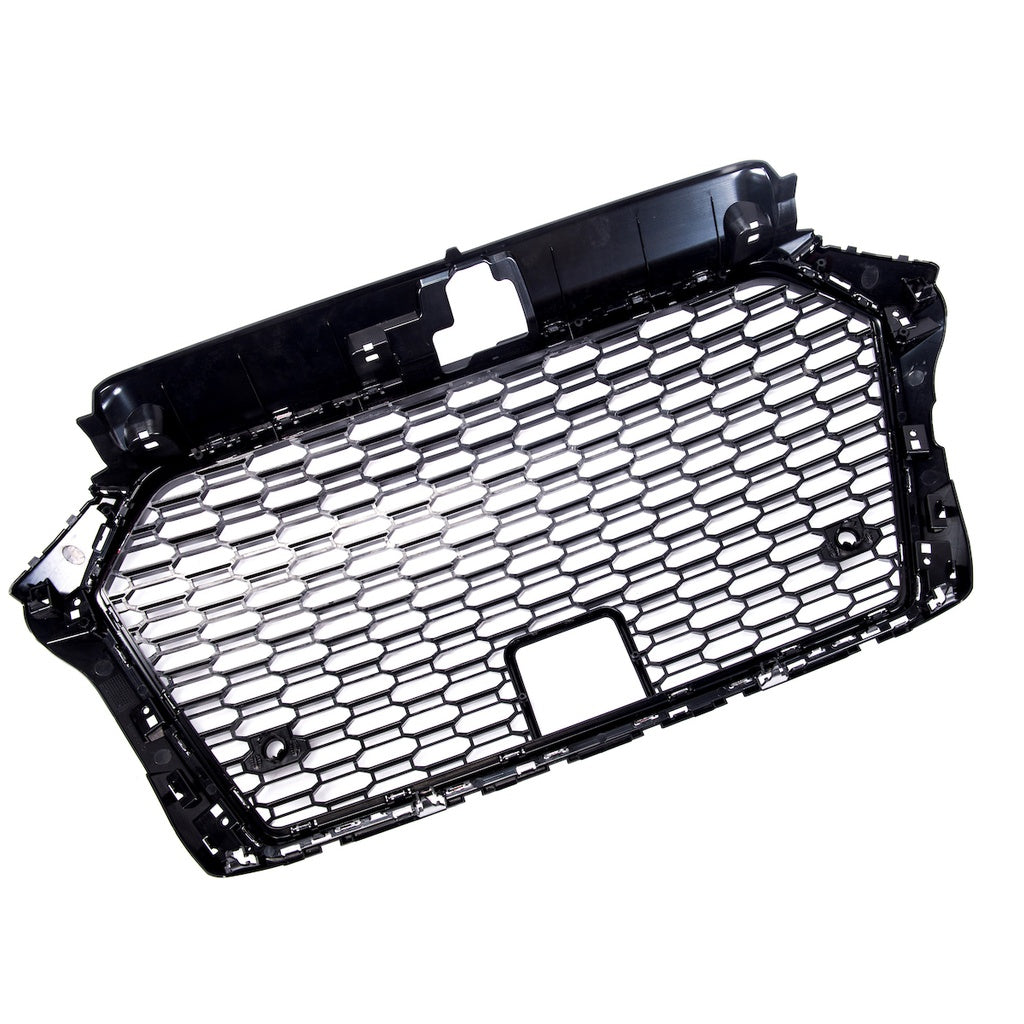 Kühlergrill Chrom Schwarz passend für AUDI A3 8V Facelift 2016-2020 Modell GRIAU0131