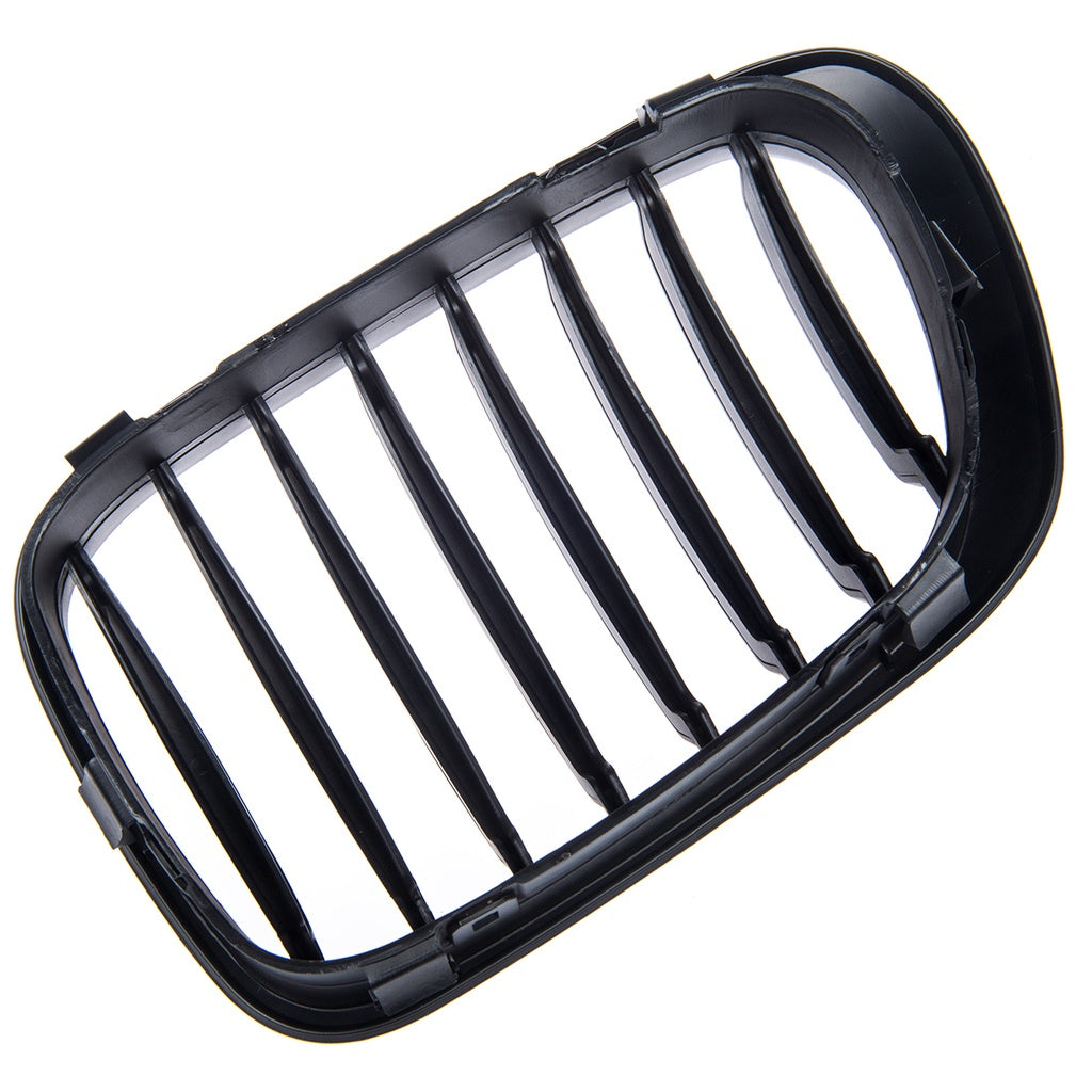 Sport Kühlergrill Single Line Matt Schwarz für BMW 3 E46 Coupe Cabrio 1999-2003