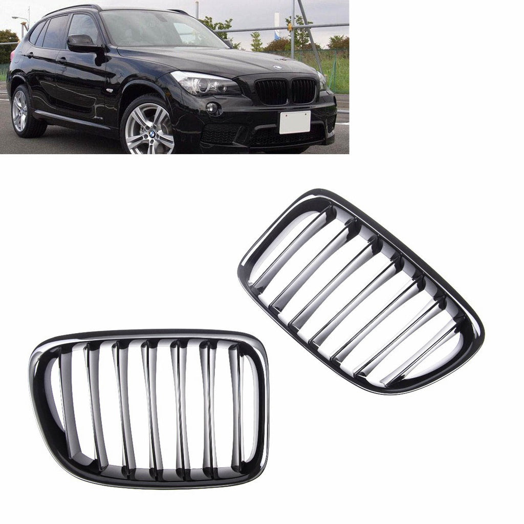 Kühlergrill Glanzschwarz BMW X1 E84 2009-2015 Einzellinie ABS-Kunststoff