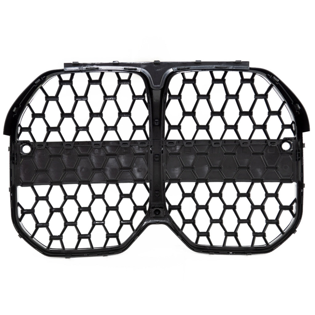 Kühlergrill Glänzend Schwarz BMW 4 G26 Gran Coupe 2021 Diamond Stil