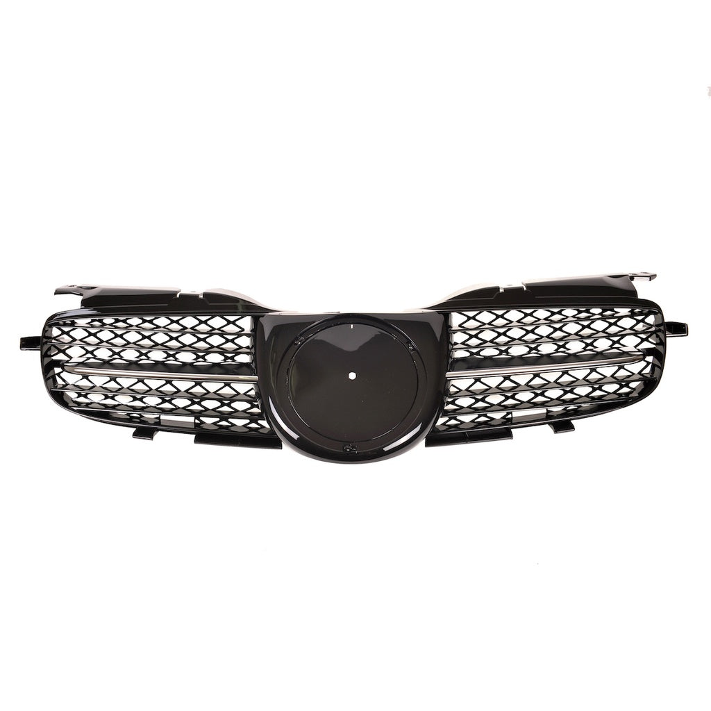 Kühlergrill Chrom Schwarz für MERCEDES SLK R170 1996-2004 ABS-Kunststoff GRIMB0042