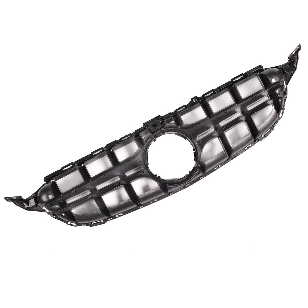 Sport Kühlergrill Silber A-Typ Kamera Mercedes C-Klasse W205 Modell 2014-2018
