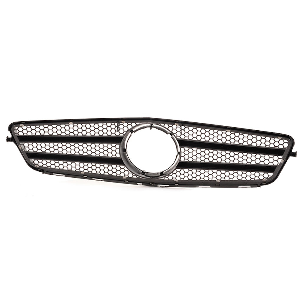 Kühlergrill Glanzschwarz für Mercedes C-Klasse W204 Limousine Coupé T-Modell 2007-2015
