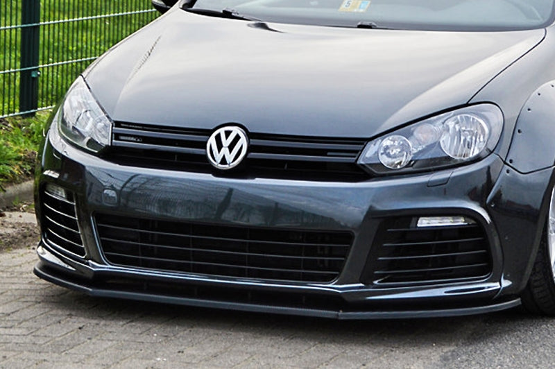 CUP Frontspoilerlippe ABS Volkswagen Golf 6R, Typ 1K Schwarz Glanz